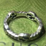 Gucci  Interlocking G Ring Silver 925 Semi Shiny Photo 3