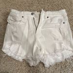 Eunina  High-Rise Shorts Cut-Off White Denim Photo 1