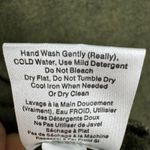 Smartwool  sweater women's M 100% merino wool pullover V neck stripe olive green Photo 6