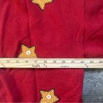 Vintage Ugly Christmas Grandma Sweater Cardigan Holiday Patriotic Stars Large Black Photo 11