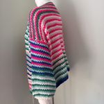 Listicle  Multi Color Loose Fit Cardigan Photo 6