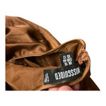 Missguided Elegant Brown Satin Dress Photo 5