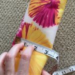 Clinique Lulu DK for  Floral Cosmetic Bag Like New Pink and Yellow Photo 9