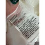 H&M  Sheer Lined Tiered Prairie Boho Cottage Core White Shimmer Dress Size Small Photo 5