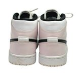 Nike  Air Jordan Mid Barely Rose White Pink Lace Up Athletic Sneaker Shoes Size 6 Photo 3