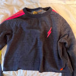 Aviator Nation Navy Cropped Hoodie Photo 0