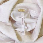 Free People Claudia Velvet Tee Puff Sleeve Mockneck Top Ballet Pink Size XS Photo 10