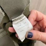 Oak + Fort NWT  khaki green high waist button front shorts size 26 Photo 2