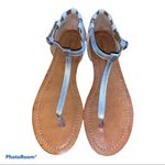 Lucky Brand NWOB Ezzra Boho Leather T Strap Sandals size 9 Photo 1