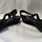 Women’s Vaneli Platform Sandal Black Microfiber Slingback Strap Shoes Sz 8 Photo 2