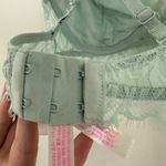 Victoria's Secret Pink Mint Crisscross Back Underwire Lace Bralette Size Small Green Photo 7