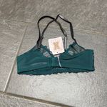 Savage X Fenty Shining Star Embroidered Unlined Demi Bra Wildflower Blue 32B Size undefined Photo 5