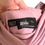 Vintage Ursula of Switzerland Dress Purple Cowl Neck Pearls Size 6 Photo 6