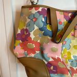 Coach Hadley Floral Tote Canvas Shoulder Bag Photo 4