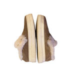 J Slides Women's Brown Suede Slip Photo 3