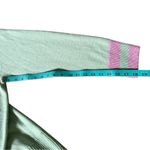Show Me Your Mumu Hartford Sweater Dress Mint Green Pink Trim Oversized XXL Photo 5