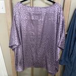 ee:some Eesome Purple Leopard Print Blouse Photo 1