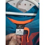 Nike  Therma Fit Teal Hoodie Long Sleeve Pullover Sweatshirt Women's Medium Photo 2