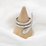 Wrap Around Snake Ring Silver Photo 3