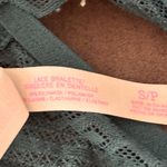 PINK - Victoria's Secret Victoria's Secret PINK Teal Lace Strappy Push-up Bralette Photo 8