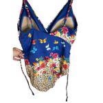Johnny Was  Women's 2XL Plus One Piece Swimsuit Butterfly Floral Print Boho Photo 2