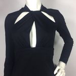 Bardot  Cutout Mock Neck Long Sleeve Dress Black S Photo 8