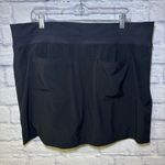 Athleta  Brooklyn Skort 16” Women's Size 18 Black Tennis Golf Pickleball Athletic Photo 6