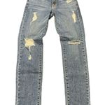 Just Black  Boyfriend Blue Jeans Distressed Made in USA Size 25 Photo 0