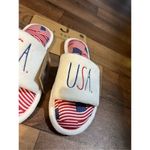 Rae Dunn  USA Woman’s Slippers Size Medium 7-8 NEW MSRP $38 Photo 2