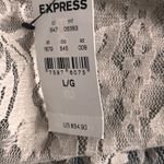 EXPRESS  Lace Top Large Floral Sheer Cover Up Feminine Resortwear Travel Vacation Photo 6