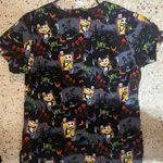 Nightmare before Christmas, scrub top medium Black Photo 3