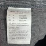 American Eagle  The Mom Jeans Stretch Black Tapered High Rise Women’s Size 00 R Photo 12