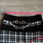 Tripp NYC  Pkeated Plaid Chain Mini Skirt. small Photo 3