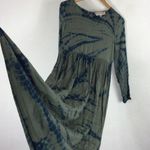 Anthropologie Dolan Left Coast Eliska Moss Tie-Dye Midi Dress XS Lagenlook Photo 11
