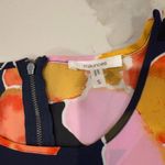 Maurice's Maurice’s Delton Floral Zipper Back Short Tab Sleeve Blouse Womens Small Relaxed Photo 3