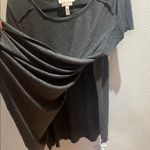 Jessica Simpson Charcoal Nursing Short Sleeve Top Photo 3