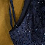 Eliza J prom dress size 6 Navy blue beaded Photo 8