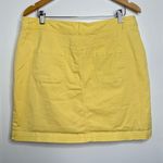 Christopher & Banks  Casual Yellow Skort Women’s Size 16 Spring Summer Photo 2