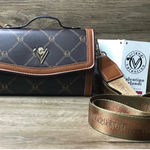 VALENTINO ORLANDI Printed Crossbody Bag Brown Photo 0