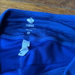 Rabbit Motivators Mazarine Blue Waffle Knit Leggings, Large Photo 1