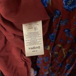 Free People  Flower Fields Mini Dress Small Burgundy Blouson Boho Bohemian NWT Photo 11