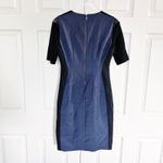 Elie Tahari  Wool Blend Sheath Dress with Mesh Inserts Photo 5