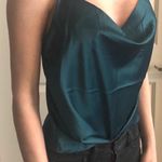 Silk Top Size M NWT Green Size M Photo 0