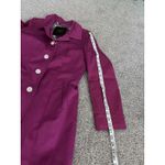 Coach Women's Trench Pink Rain Coat, Lined floral print, Size Small S Photo 8