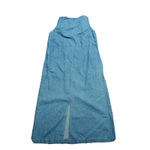 Erika Vintage Denim Shift Dress XL Sleeveless Denim Jumper Scoop Neck Photo 4