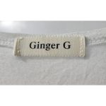 Ginger G Graphic Tank Top Good Times Palm Trees Sleeveless White Size S Photo 3