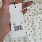 Model KISUII White Eyelet Swim Cover up Mini Dress Photo 6