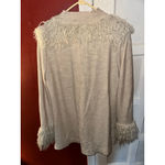 Free People Y2K Shaggy Faux Fur Toggle Buckle Wool Jacket Large Photo 4