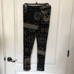 Desigual Womens Leggings M Black Floral Serenna Stretch Pull On NWT Photo 3