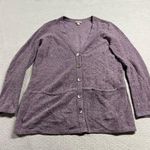 J. Jill Lavender Purple Cashmere & Wool Blend Sweater Cardigan with Pockets XS Photo 0